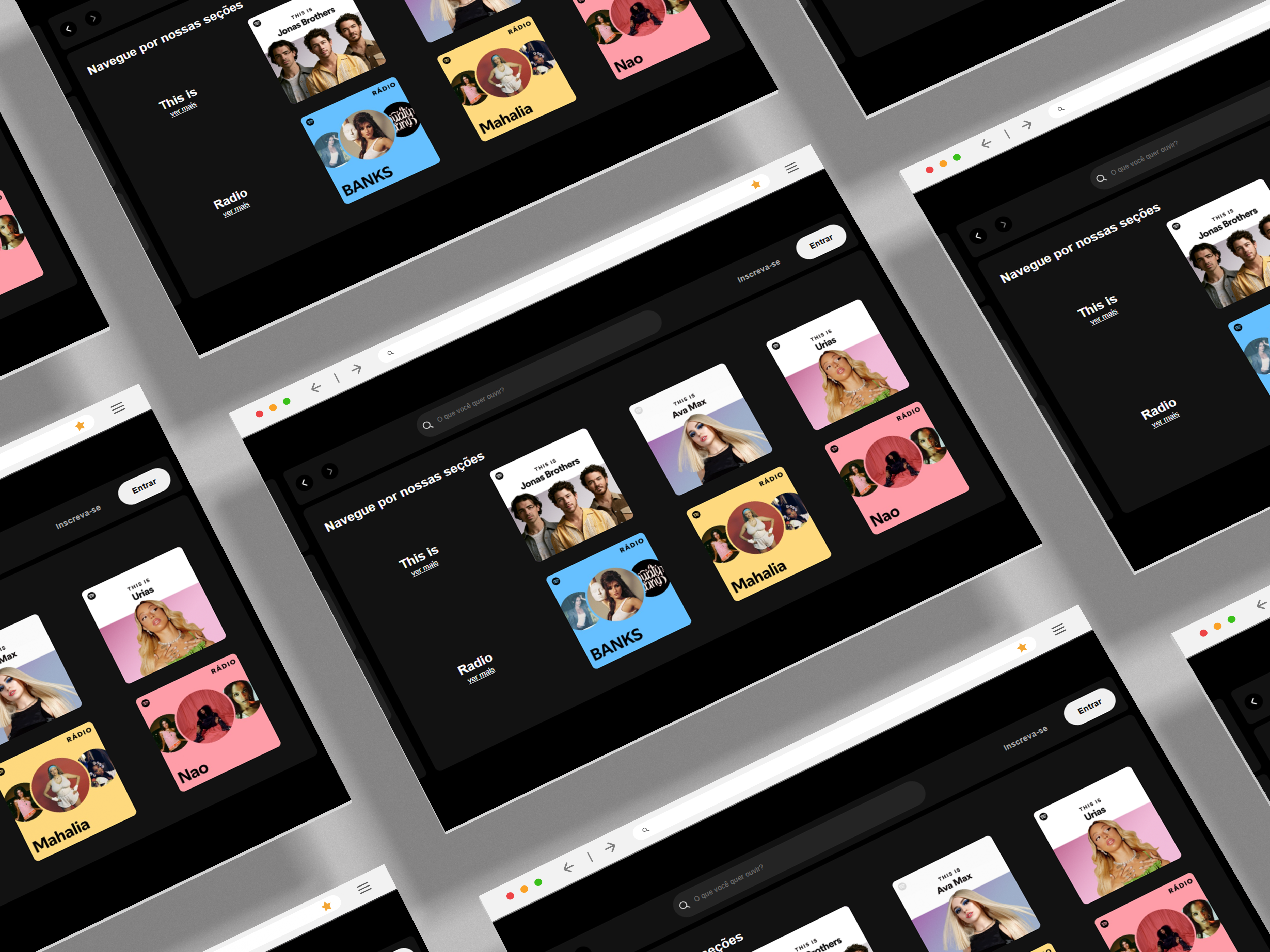 Spotify Interface Preview